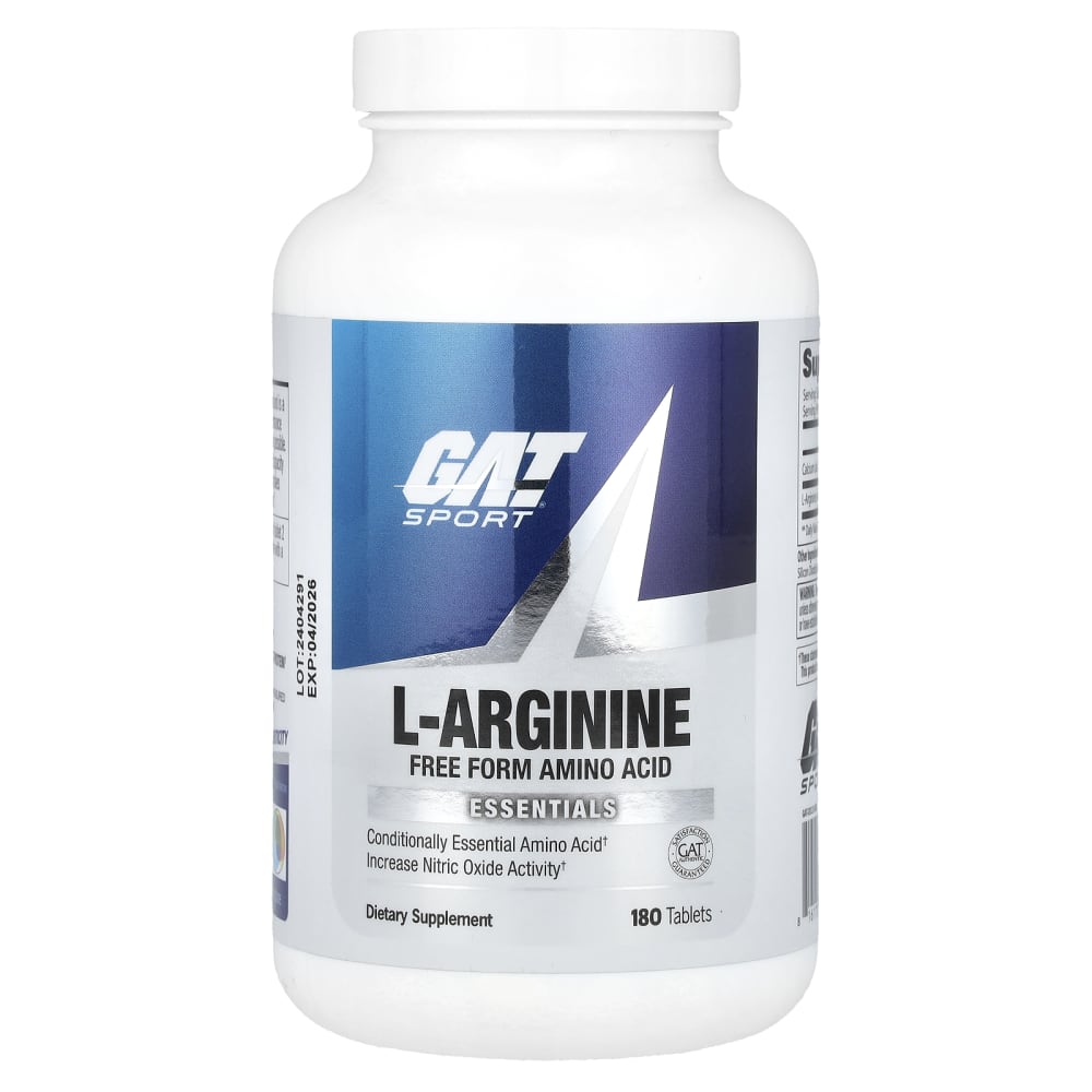 GAT Sport L-Arginine Tablets, 180 Count