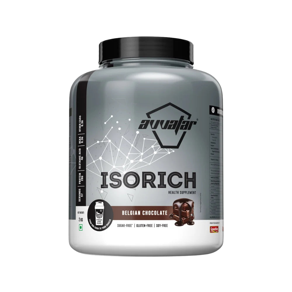 Avvatar Isorich Protein | 2 Kg | Belgian Chocolate Flavour