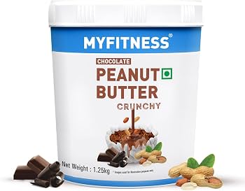 MYFITNESS Peanut Butter Chocolate Spread Crunchy 1.2kg | 26g Protein & 9g Fiber