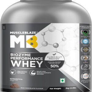 MuscleBlaze Biozyme Performance Whey, 2 kg (4.4 lb)