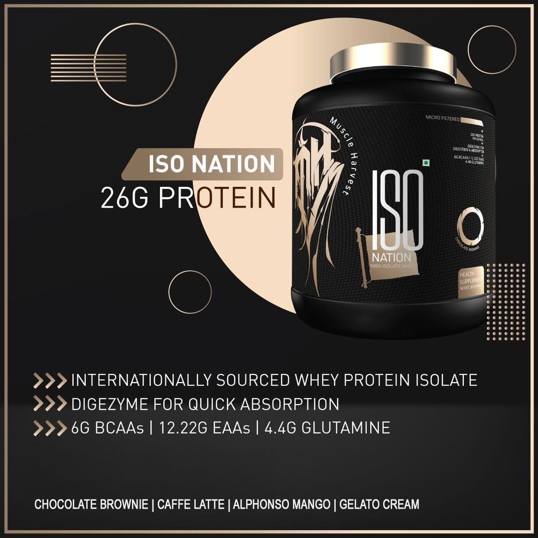 Muscle Harvest Isonation — 26g Whey Protein Isolate