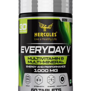 Hercules EveryDay 1000 MG Multivitamin Enhances Energy, Stamina & Immunity 60TAB
