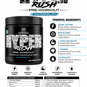 Musscle Inferno Hyper Rush Preworkout