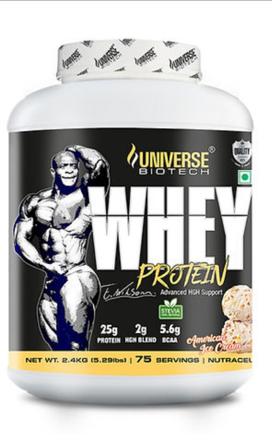 Universe Biotech Whey Protein 5.29lbs (2.4kg) 75 Servings